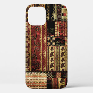 Afrikanisches Patchwork: Grunge-Druckhintergrund Case-Mate iPhone Hülle
