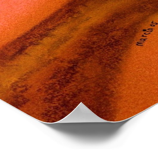 Afrikanisches Portrait Poster (Ecke)