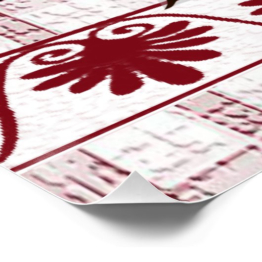 Afrikanisches Poster (Ecke)