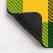 Afrikanisches Rasta-Reggae-Farben Karomuster Desig Mousepad (Ecke)