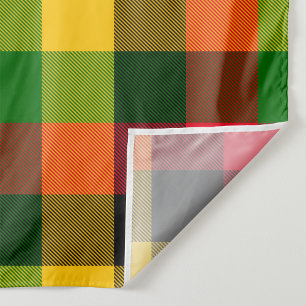 Afrikanisches Rasta-Reggae-Farben Karomuster Desig Wandteppich