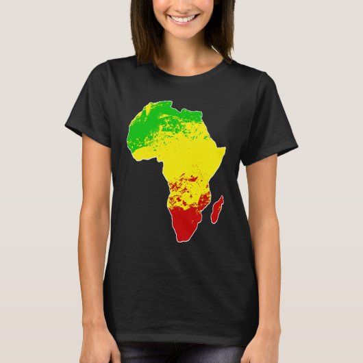 Afrikanisches Rastafarian Traditionelles Muster T-Shirt (Vorderseite)
