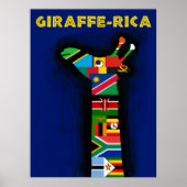 Afrikanisches Reiseplakat Poster (Vorne)