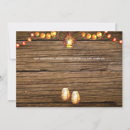 Afrikanisches Safari-Land Save The Date (Rückseite)