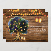 Afrikanisches Safari-Land Save The Date (Vorne/Hinten)