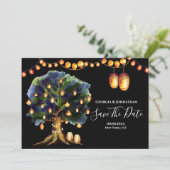 afrikanisches Safari-Land Save The Date (Stehend Vorderseite)