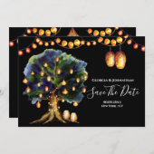 afrikanisches Safari-Land Save The Date (Vorne/Hinten)