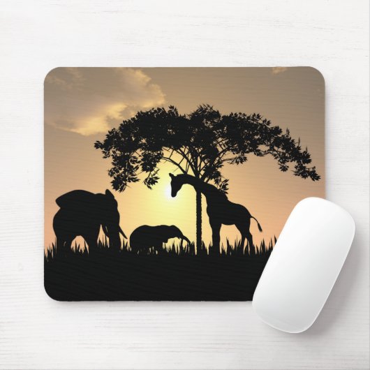 Afrikanisches Safari mousepad (Mit Mouse)