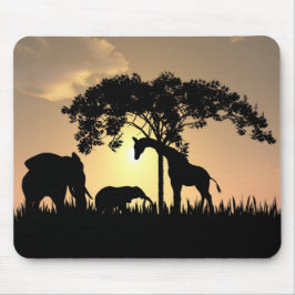 Afrikanisches Safari mousepad