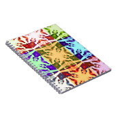 Afrikanisches Schachbrettmuster - Kunstkultur Notizblock (Rechte Seite)