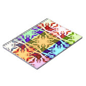 Afrikanisches Schachbrettmuster - Kunstkultur Notizblock (Linke Seite)