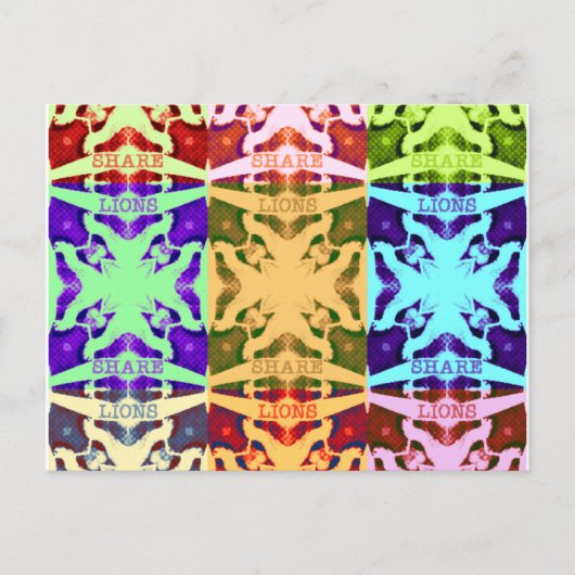 Afrikanisches Schachbrettmuster - Kunstkultur Postkarte (Vorderseite)