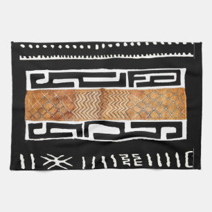 Afrikanisches Schlamm-Stoff-Muster Geschirrtuch