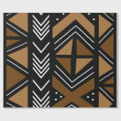 Afrikanisches Schmuckpapier Geschenkpapier (Flach)
