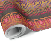 Afrikanisches Schmucktuch Inspiriert "Earthy Patte Geschenkpapier (Rolleneckpunkt)