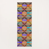 Afrikanisches Schmucktuch Inspiriert | Zwei Design Yogamatte (Rückseite)