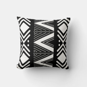 Afrikanisches Schwarz-Schmuck-Tuch Inspiriert Kiss Kissen