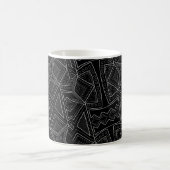 Afrikanisches Schwarz-Weiß-Muster Kaffeetasse (Mittel)