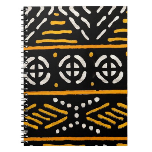 Afrikanisches Spiralband Notizblock (Vorderseite)