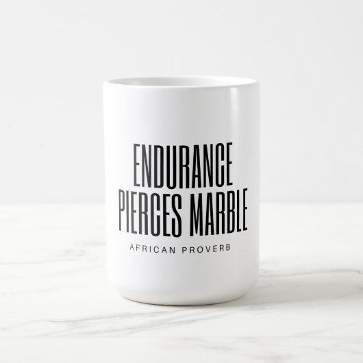 Afrikanisches Sprichwort Kaffeetasse (Mittel)