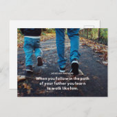 Afrikanisches Sprichwort Postkarten (Vorne/Hinten)