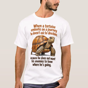 Afrikanisches Sprichwort, wenn eine Schildkröte au T-Shirt