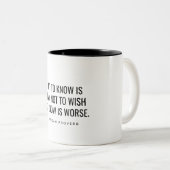 Afrikanisches Sprichwort Zweifarbige Tasse (VorderseiteRechts)