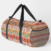 Afrikanisches Stammdesign Duffle Bag (Rechte Ecke)