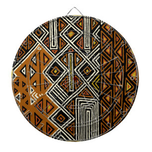 Afrikanisches Stammes-Kuba-Design Dartscheibe