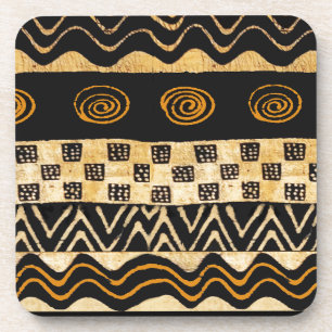 Afrikanisches Stammes-Schamanen-Design Getränkeuntersetzer