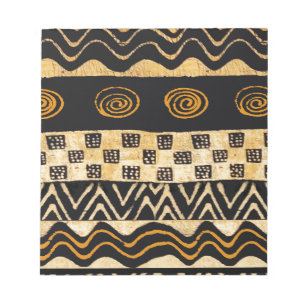 Afrikanisches Stammes-Schamanen-Design Notizblock