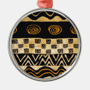Afrikanisches Stammes-Schamanen-Design Ornament Aus Metall