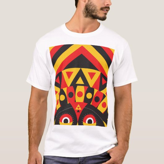 Afrikanisches Stammesalter der Aborigine T-Shirt (Vorderseite)