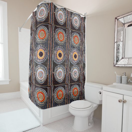 Afrikanisches Stammesdesign Duschvorhang (Beispiel)