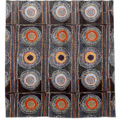 Afrikanisches Stammesdesign Duschvorhang (Vorderseite)