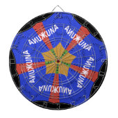 Afrikanisches Stammesdesign: Hakuna Matata Dartscheibe (vorne)