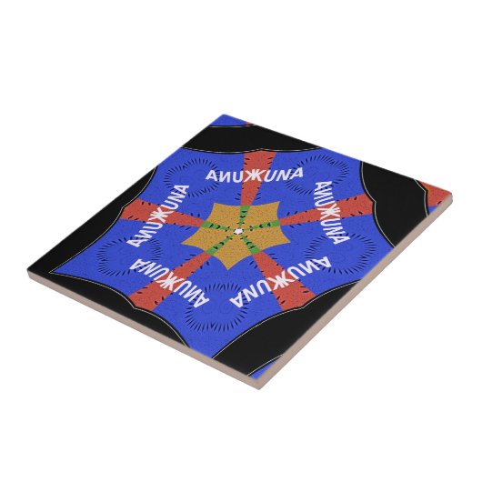 Afrikanisches Stammesdesign: Hakuna Matata Fliese (Seite)