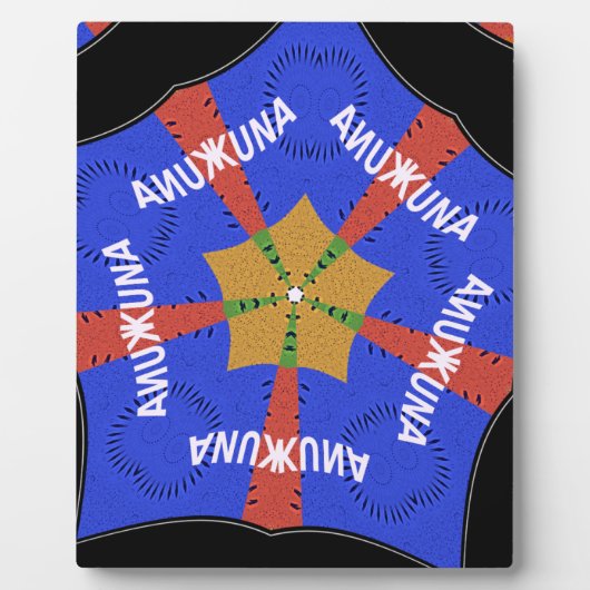 Afrikanisches Stammesdesign: Hakuna Matata Fotoplatte (Vorderseite)