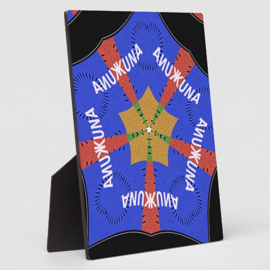 Afrikanisches Stammesdesign: Hakuna Matata Fotoplatte (Seite)