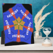 Afrikanisches Stammesdesign: Hakuna Matata Fotoplatte (Seite)