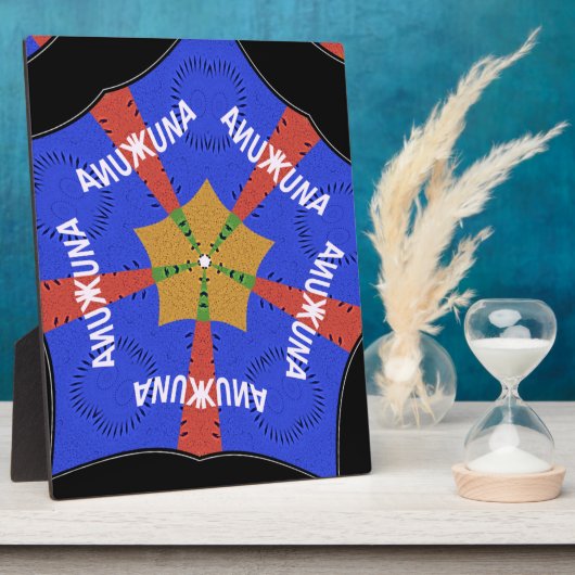 Afrikanisches Stammesdesign: Hakuna Matata Fotoplatte (Seite)