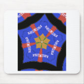 Afrikanisches Stammesdesign: Hakuna Matata Mousepad (Vorne)