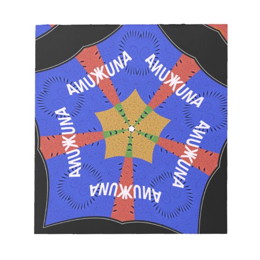 Afrikanisches Stammesdesign: Hakuna Matata Notizblock (Vorderseite)