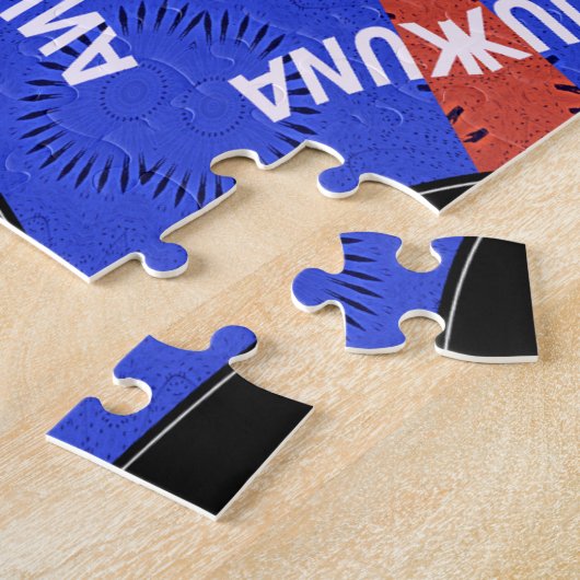 Afrikanisches Stammesdesign: Hakuna Matata Puzzle (Seite)