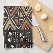 Afrikanisches Stammesdesign Küchentuch (Viertel Falte)