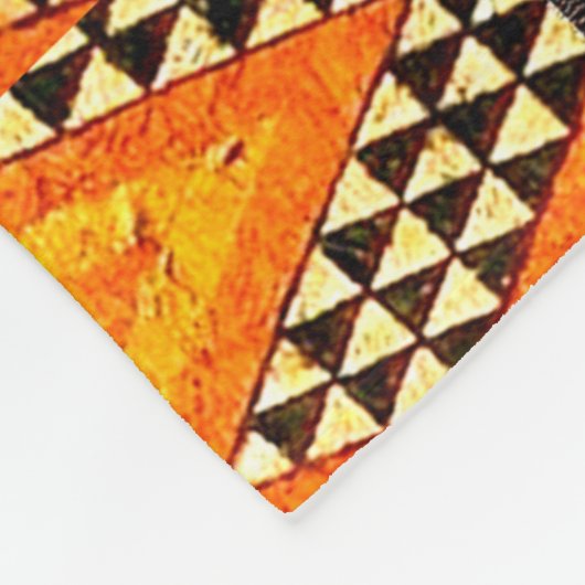 afrikanisches Stammesgebiet Fleecedecke (Ecke)