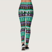 afrikanisches Stammesgebiet Leggings (Rückseite)