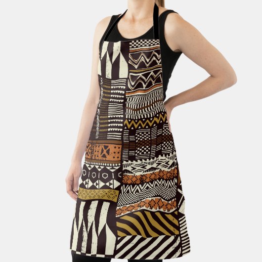 Afrikanisches Stammesgewebe, abstrakt Vintag. Schürze (InSitu)