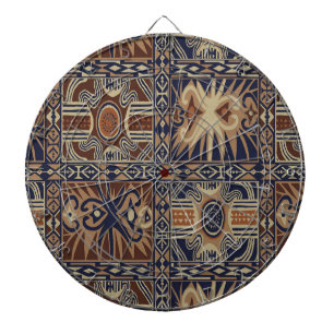 Afrikanisches Stammeskollaps Dartscheibe