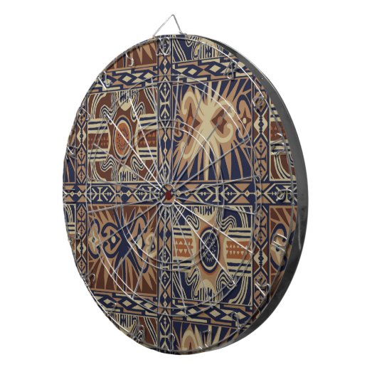 Afrikanisches Stammeskollaps Dartscheibe (Vorderseite rechts)